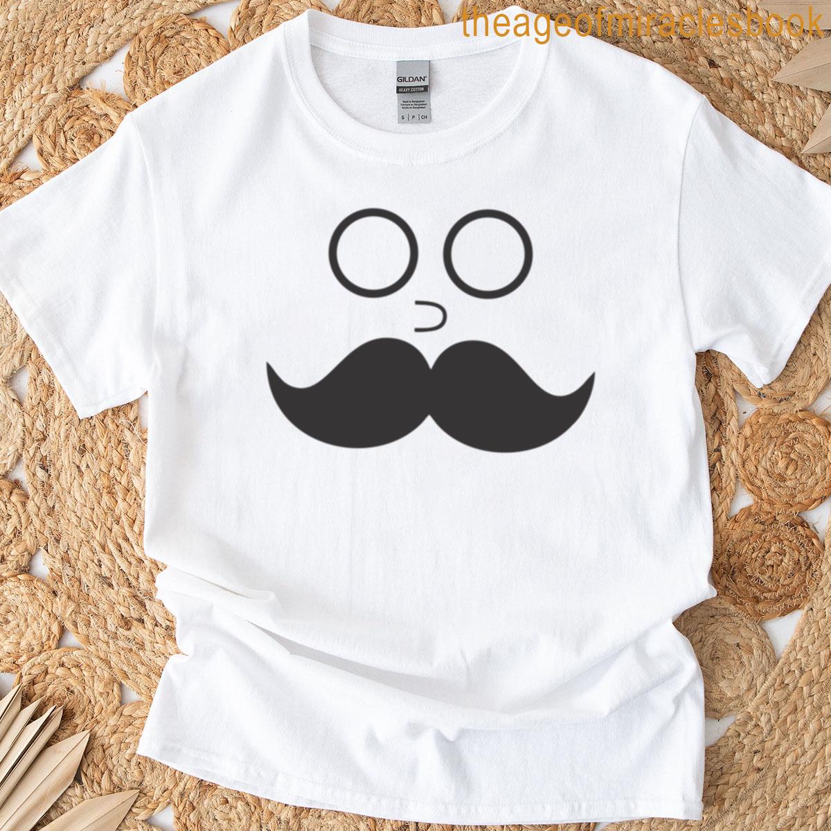 Gentleman Mustache With Glasses T-shirt