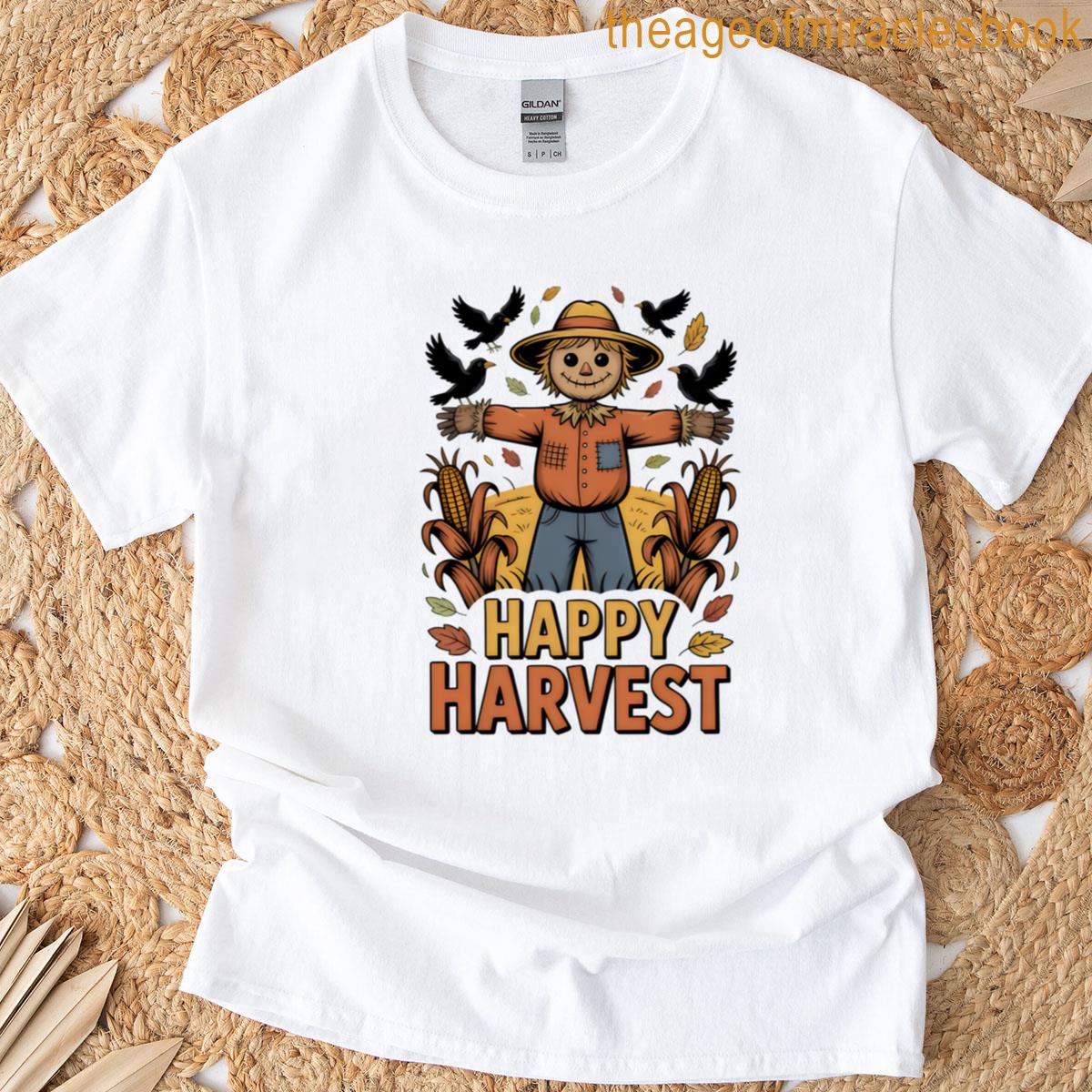 Happy Harvest Scarecrow Oversized T-shirt