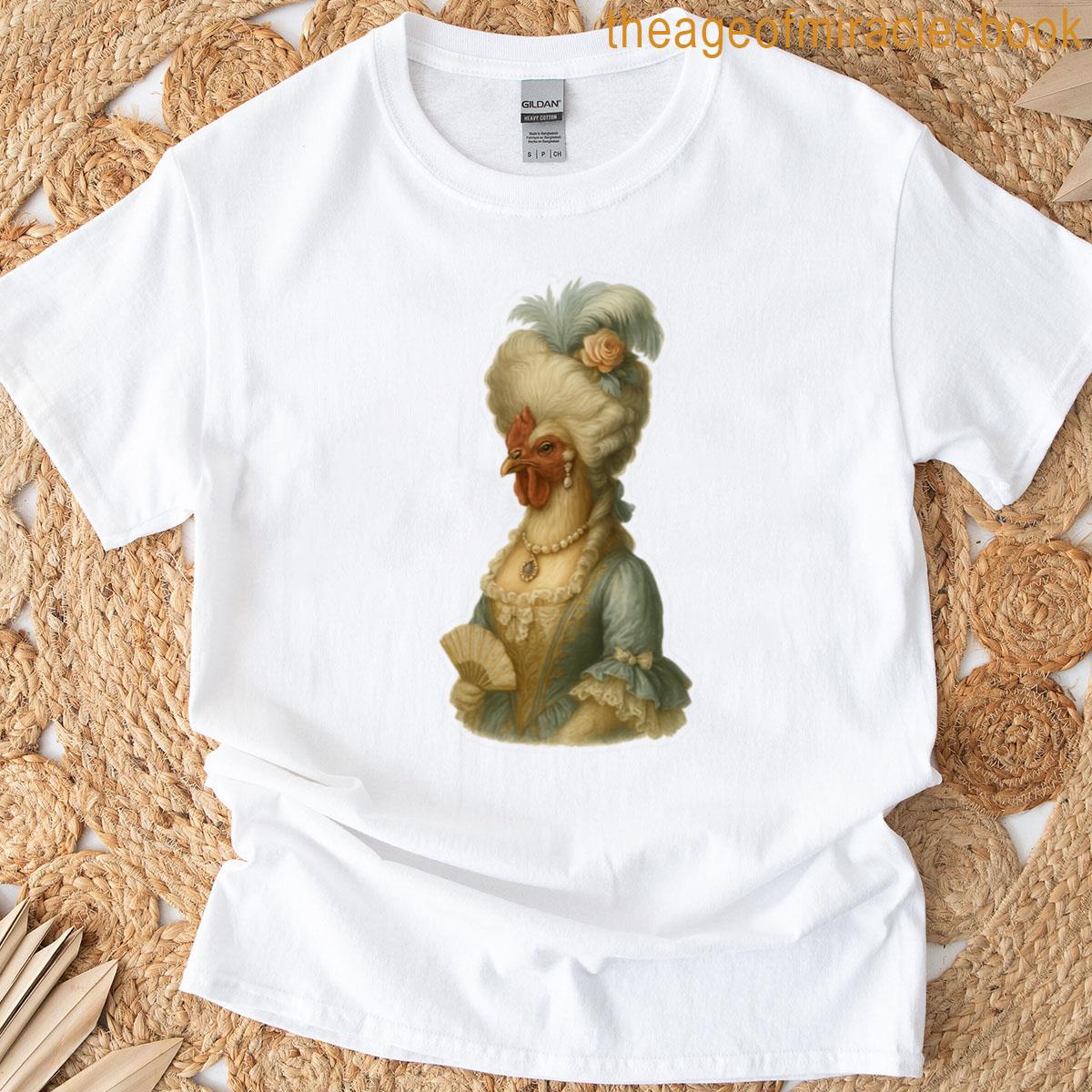 Marie Antoinette Hen Oversized T-shirt