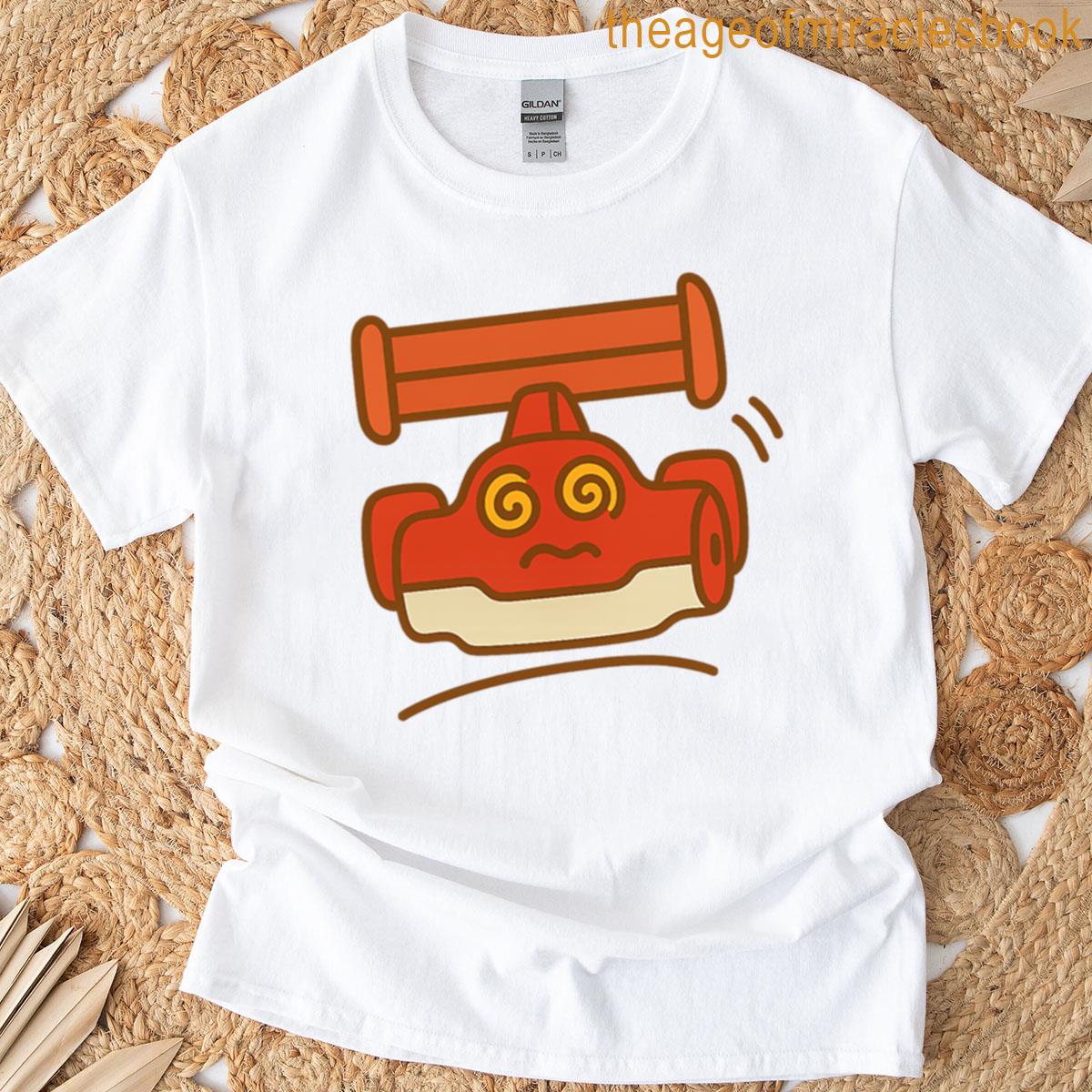 Red And Orange Dizzy Formula1 T-shirt