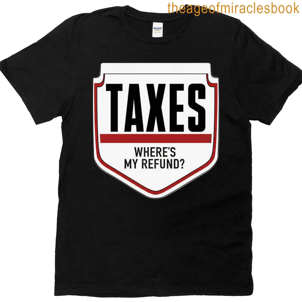 Retro Tax Refund Badge Oversized T-shirt