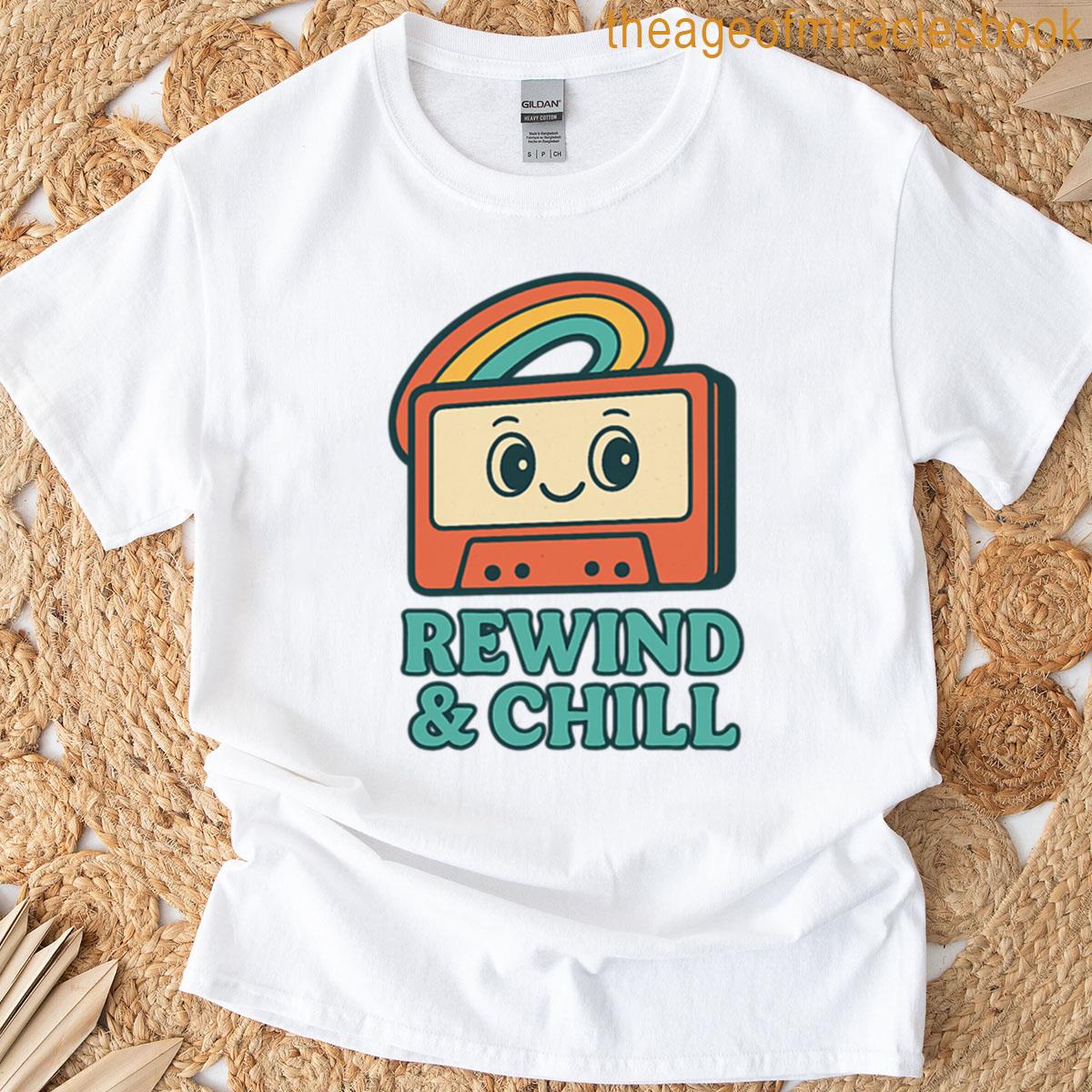 Rewind Chill Retro Cassette Tape T-shirt