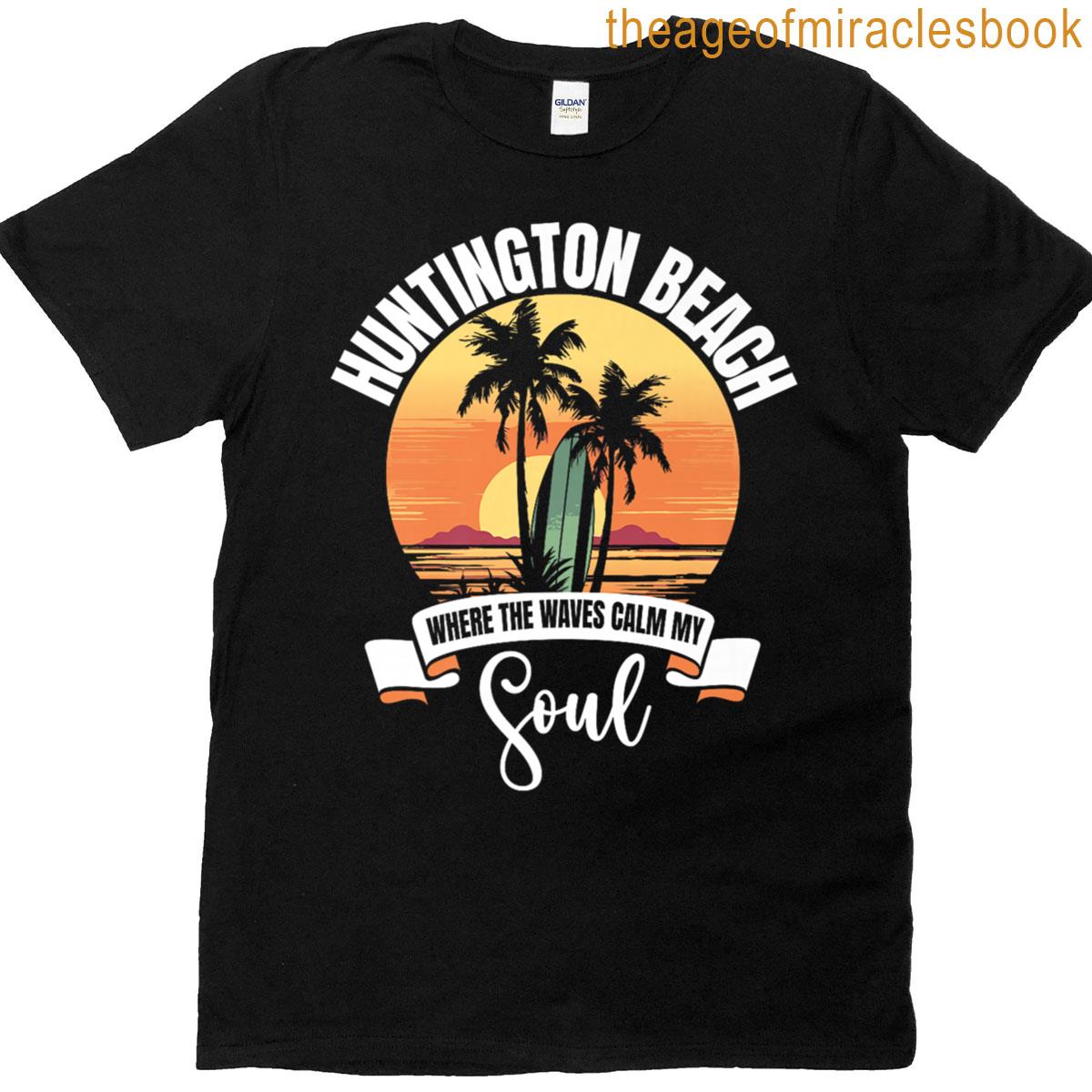 Waves – Huntington Beach Premium T-shirt