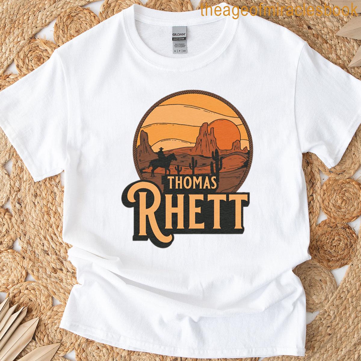 Western Desert Sunset Logo T-shirt