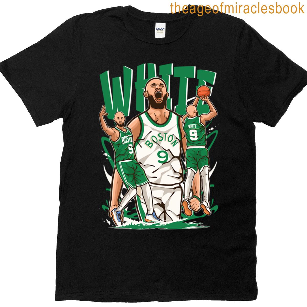 Derrick White Cartoon T-shirt
