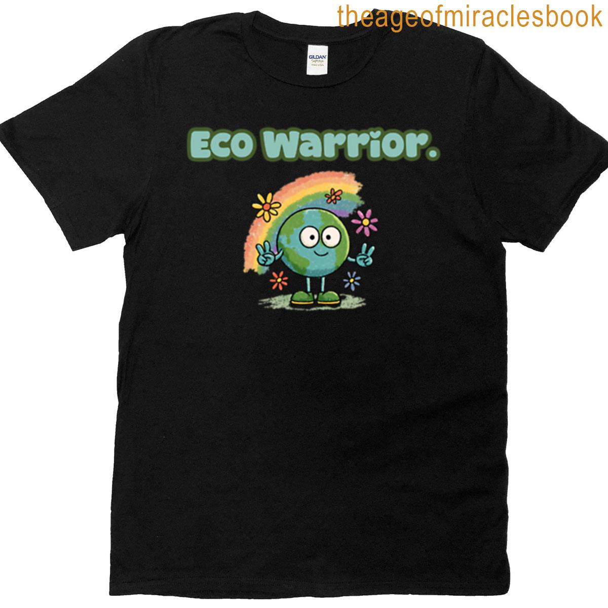 Eco Warrior Environmental Activist Bold Graphic T-shirt