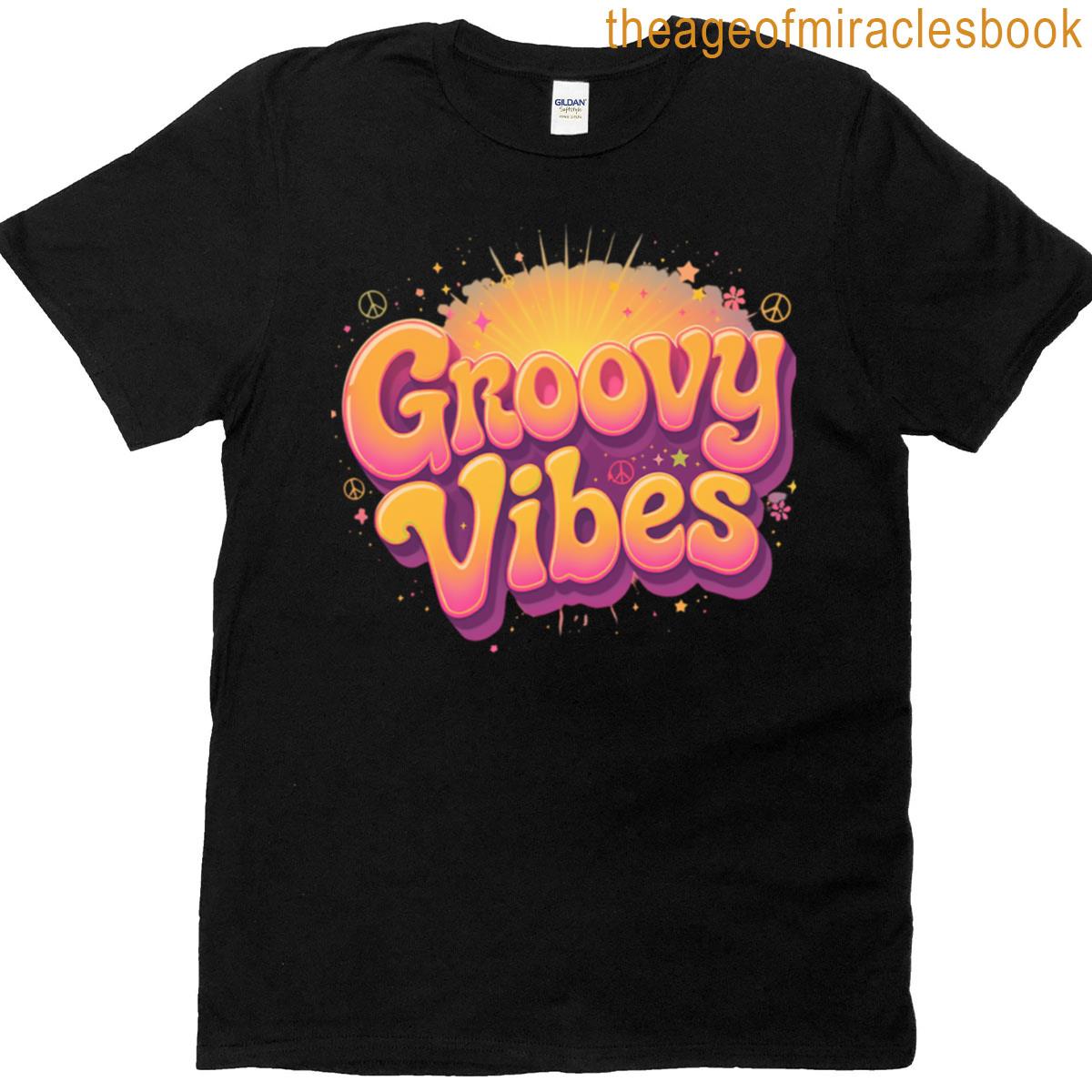 Groovy Retro 1960s Typography T-shirt