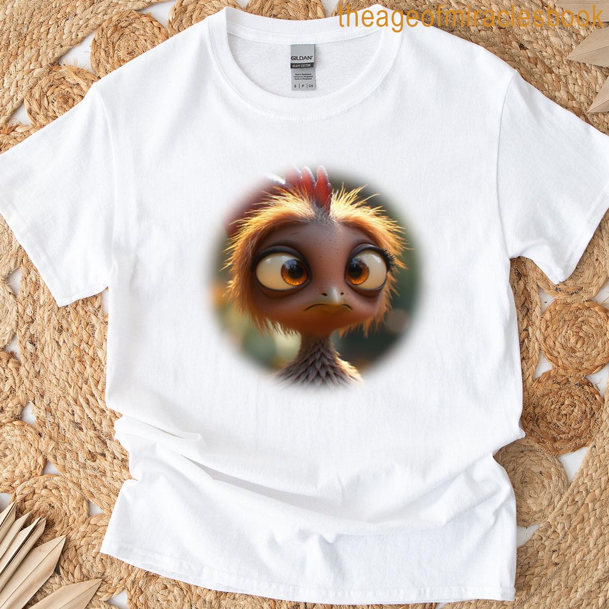 Grumpy Coop Queen Big-eyed Chicken Attitude T-shirt