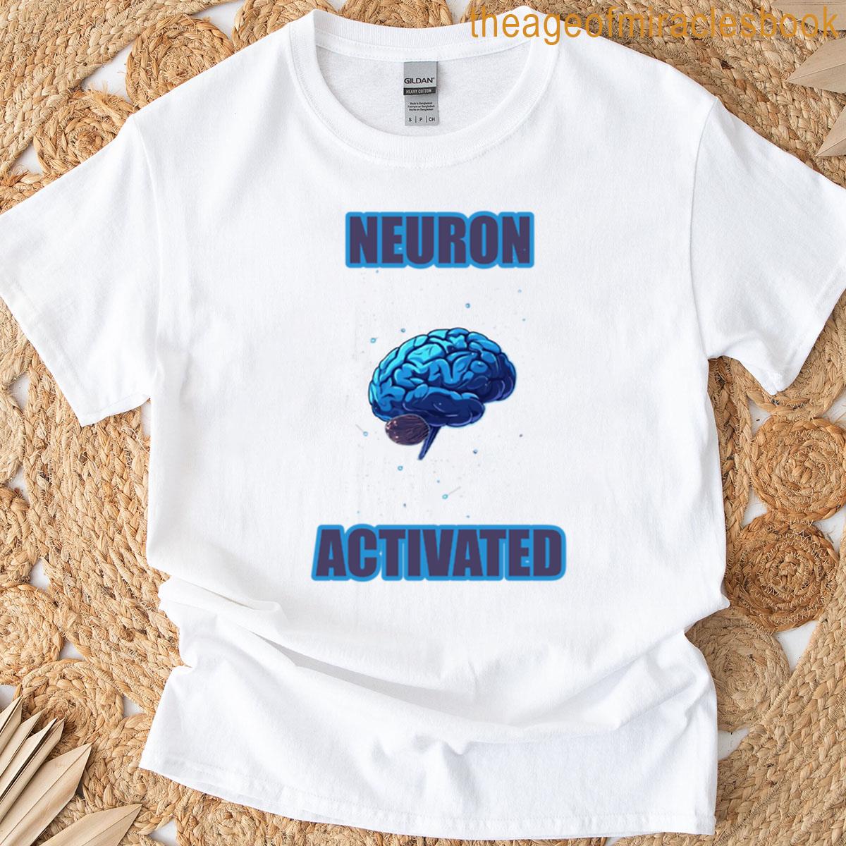 Neuron Activated Brain Power Intelligent Mind Design T-shirt
