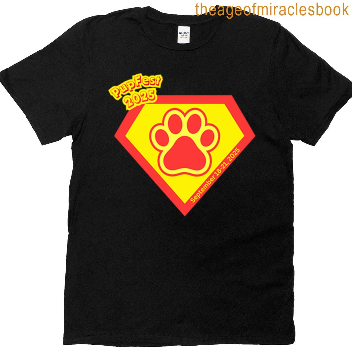 Pupfest 2025 Hero Design T-shirt