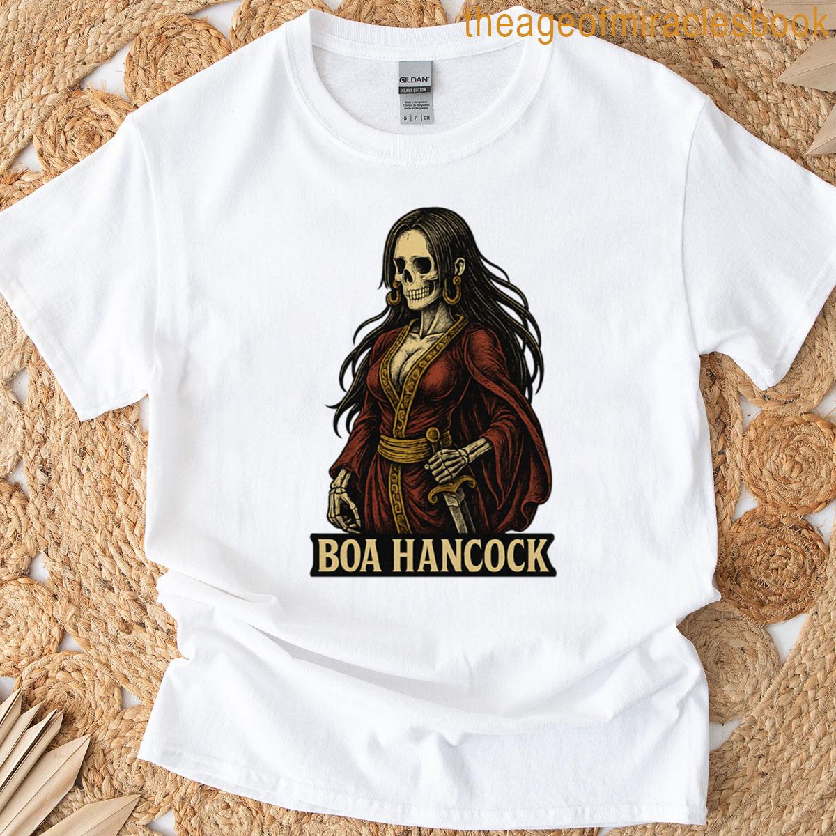 Skeleton Boa Hancock Gothic Anime T-shirt