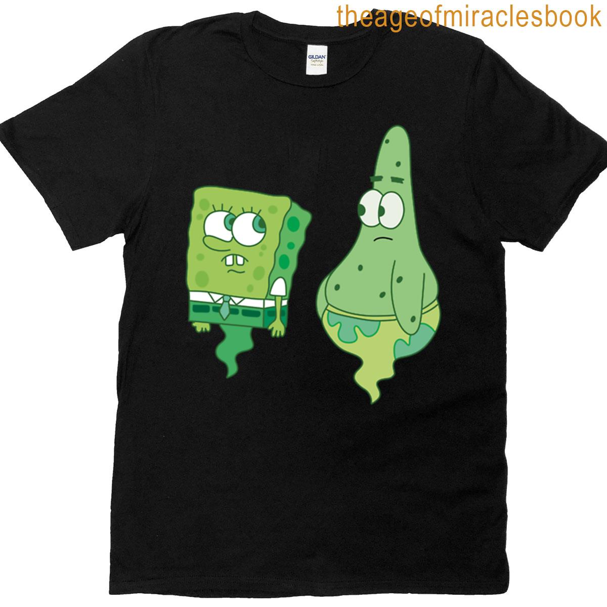 Sponge And Star Ghosts T-shirt