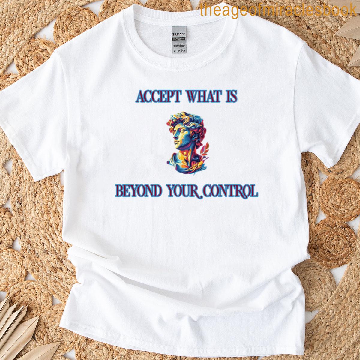 Stoic Serenity Accept Whats Beyond Your Control T-shirt