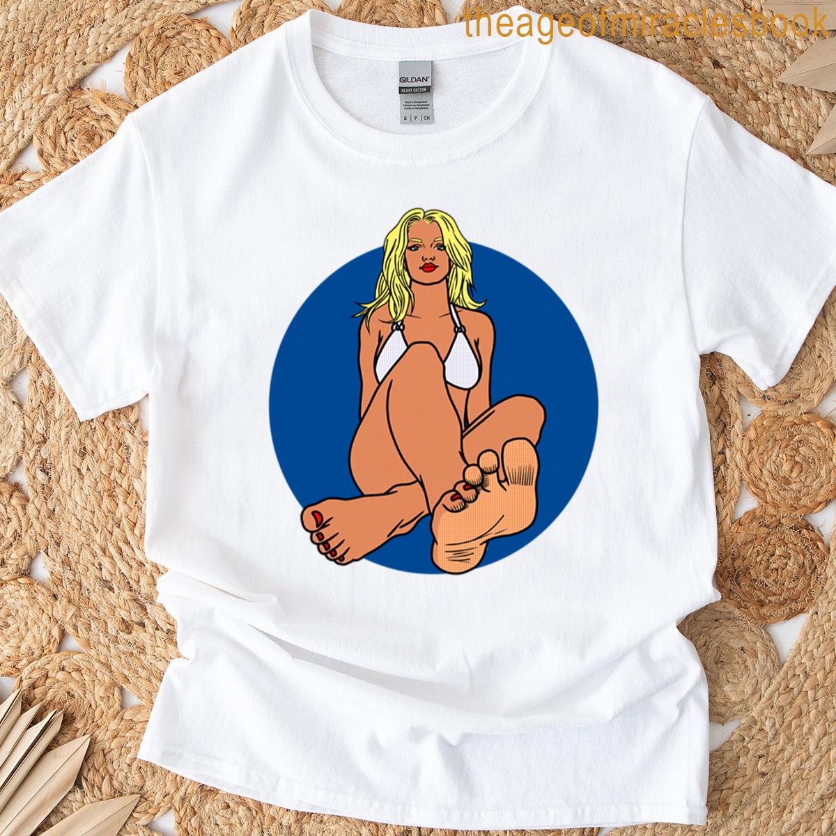 White Bikini Pinup T-shirt