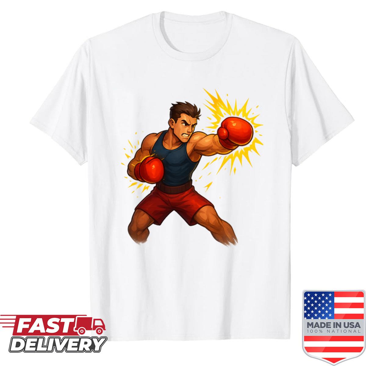 Boxer Throwing An Explosive Punch Shirt