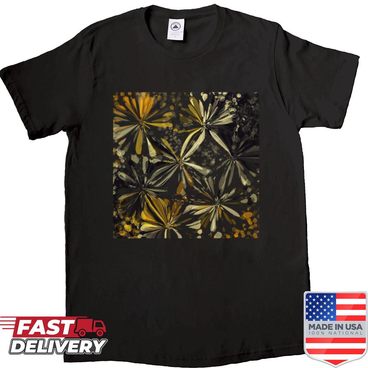 Fluid Abstract Flowers Shirt