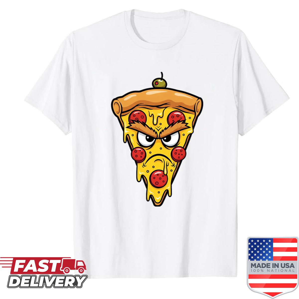 Grumpy Pizza Slice – Dont Touch My Pepperoni Shirt
