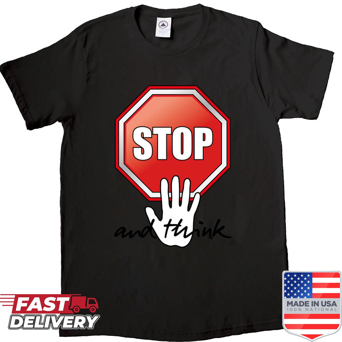Stop And Think Light Oversized Shirt