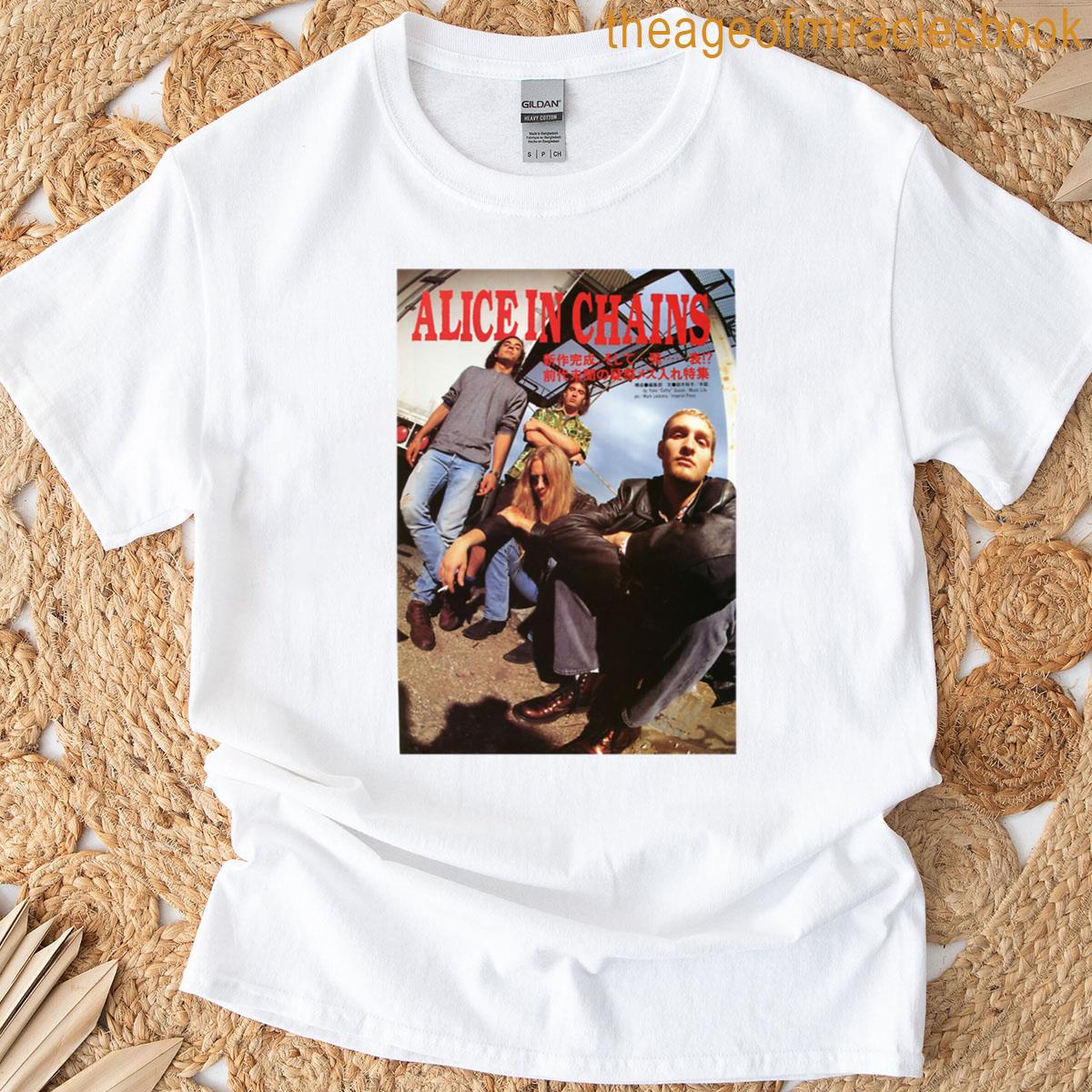 Alice In Chains Vintage Poster T-shirt