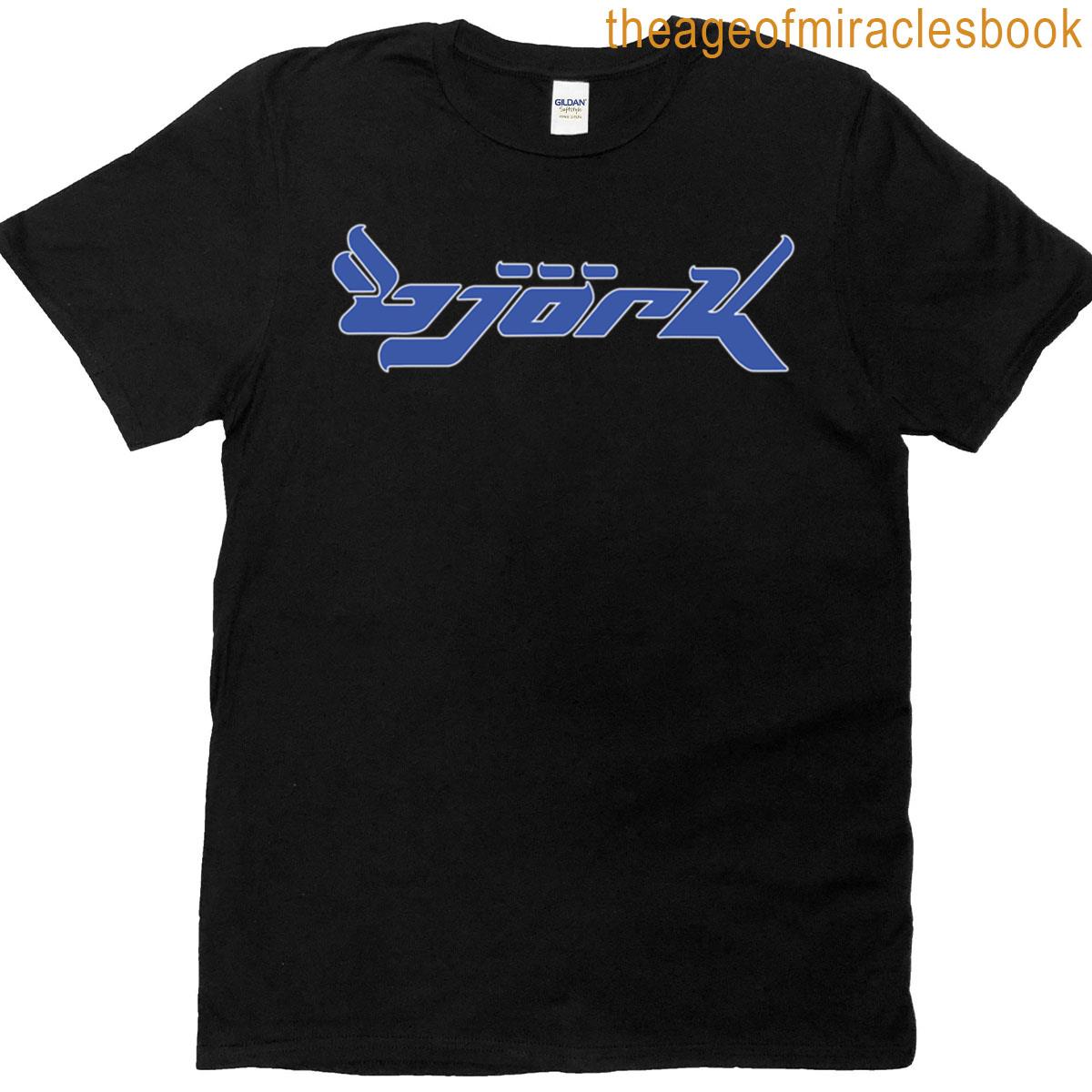 Bjork Vintage Logo Blue T-shirt