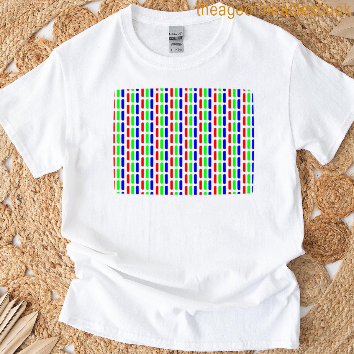 Cromaclear Slot-mask Crt Pattern T-shirt