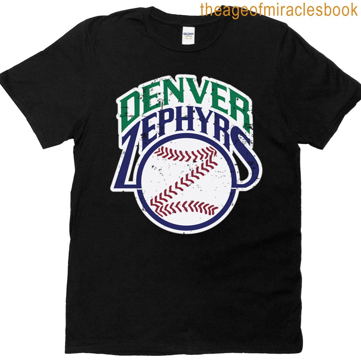 Denver Zephyrs Defunct Vintage Baseball T-shirt