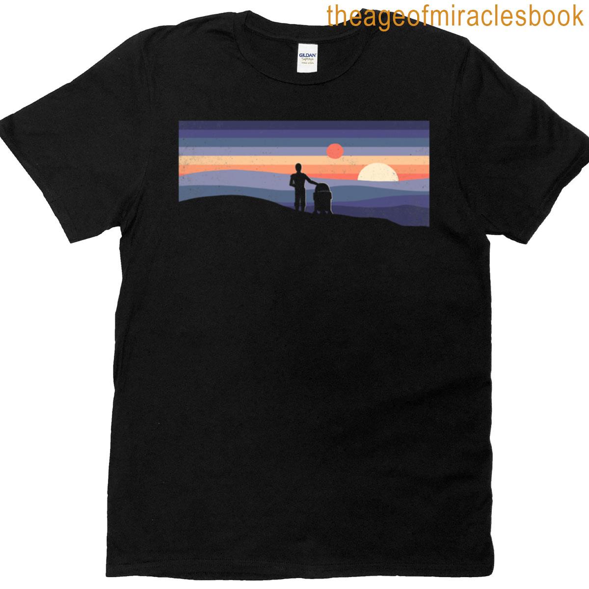 Droids At Sunset T-shirt