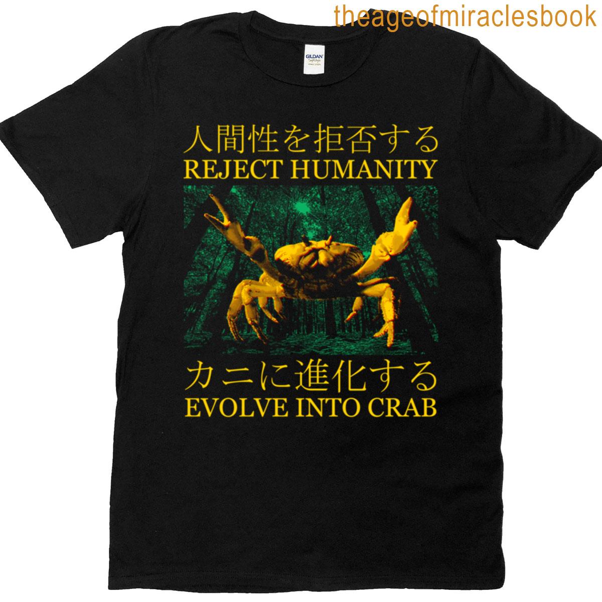 Evolve Into Crab Japanese Vintage Active T-shirt
