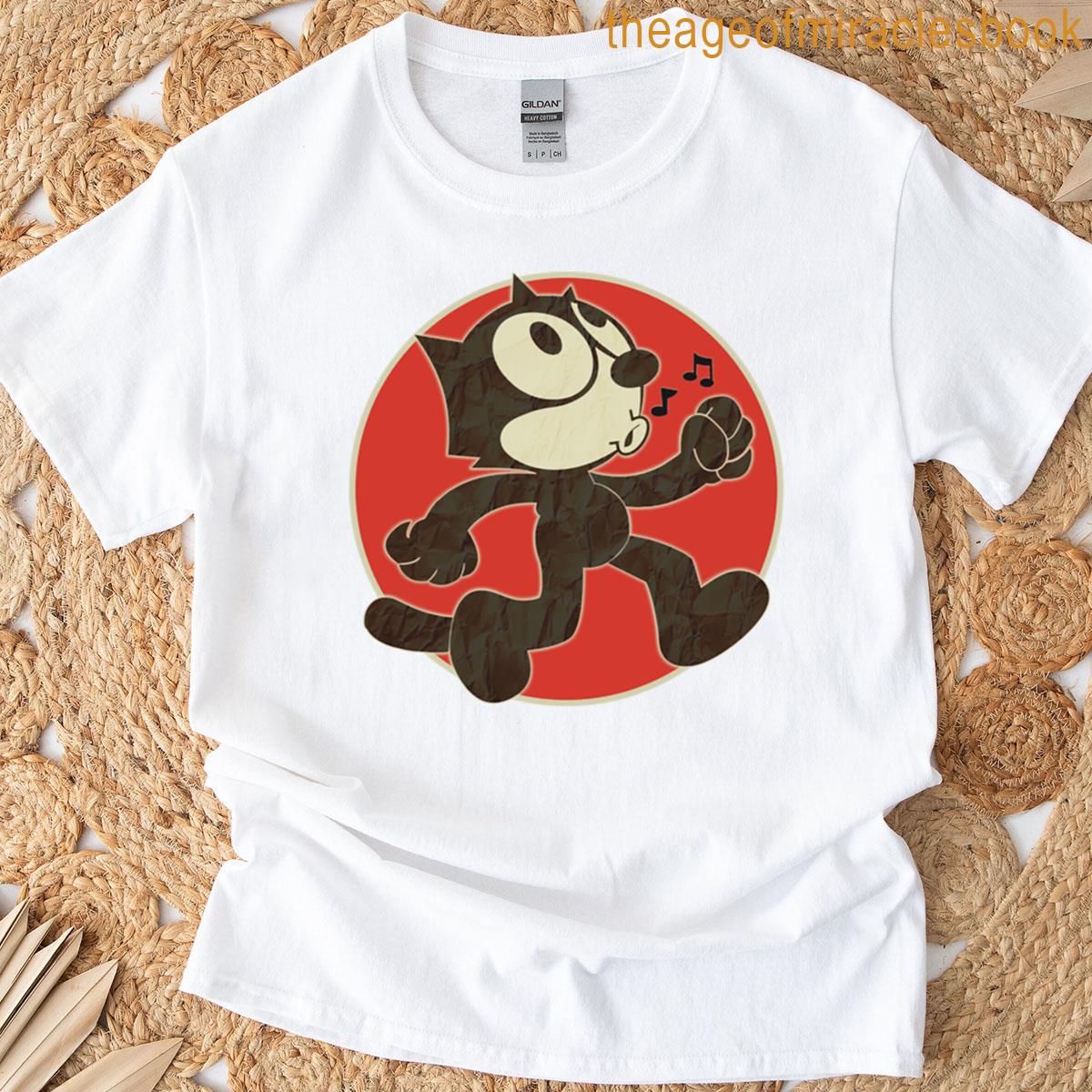 Felix The Cat Keep Walking Vintage Retro T-shirt