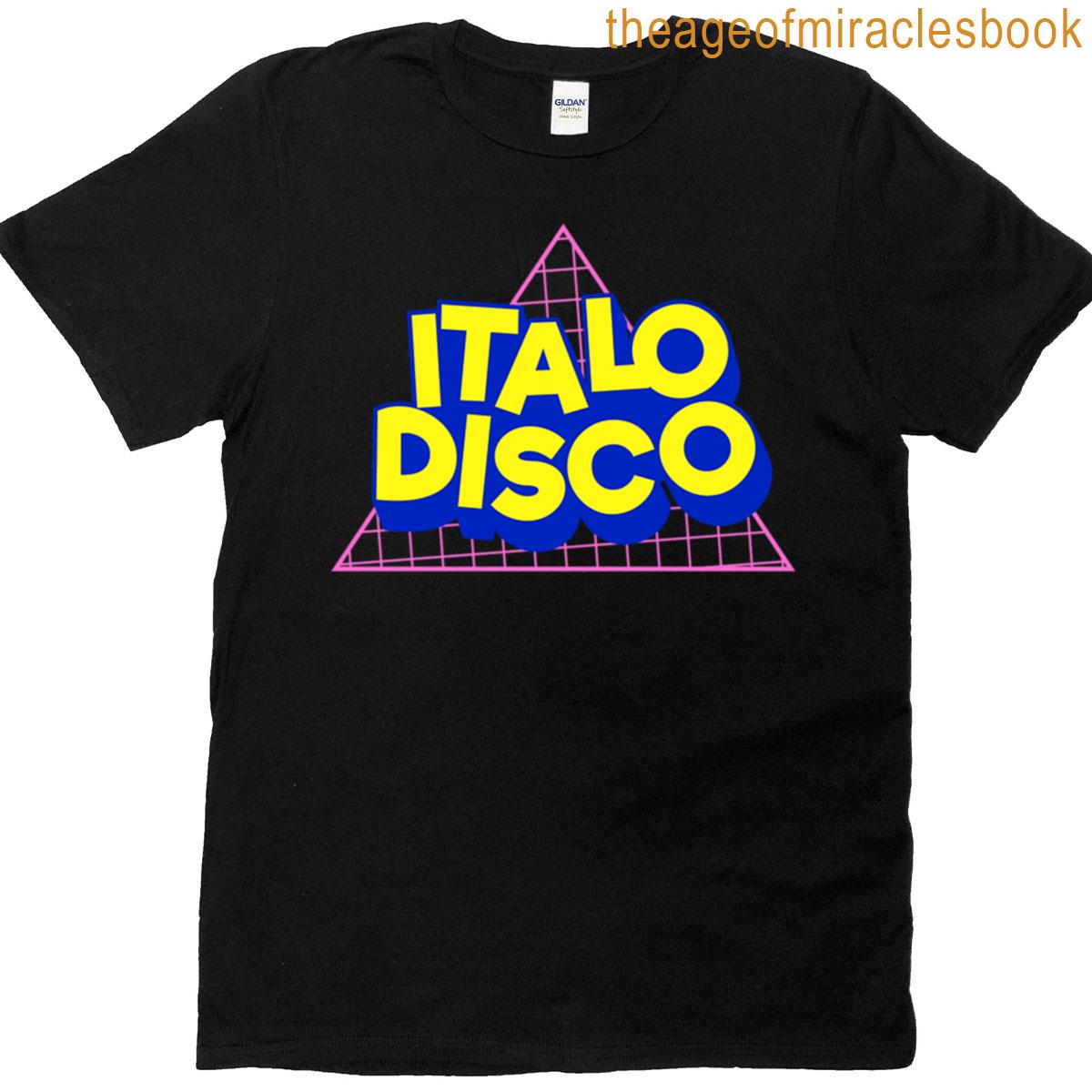 Italo Disco Original Art Synth Pop T-shirt