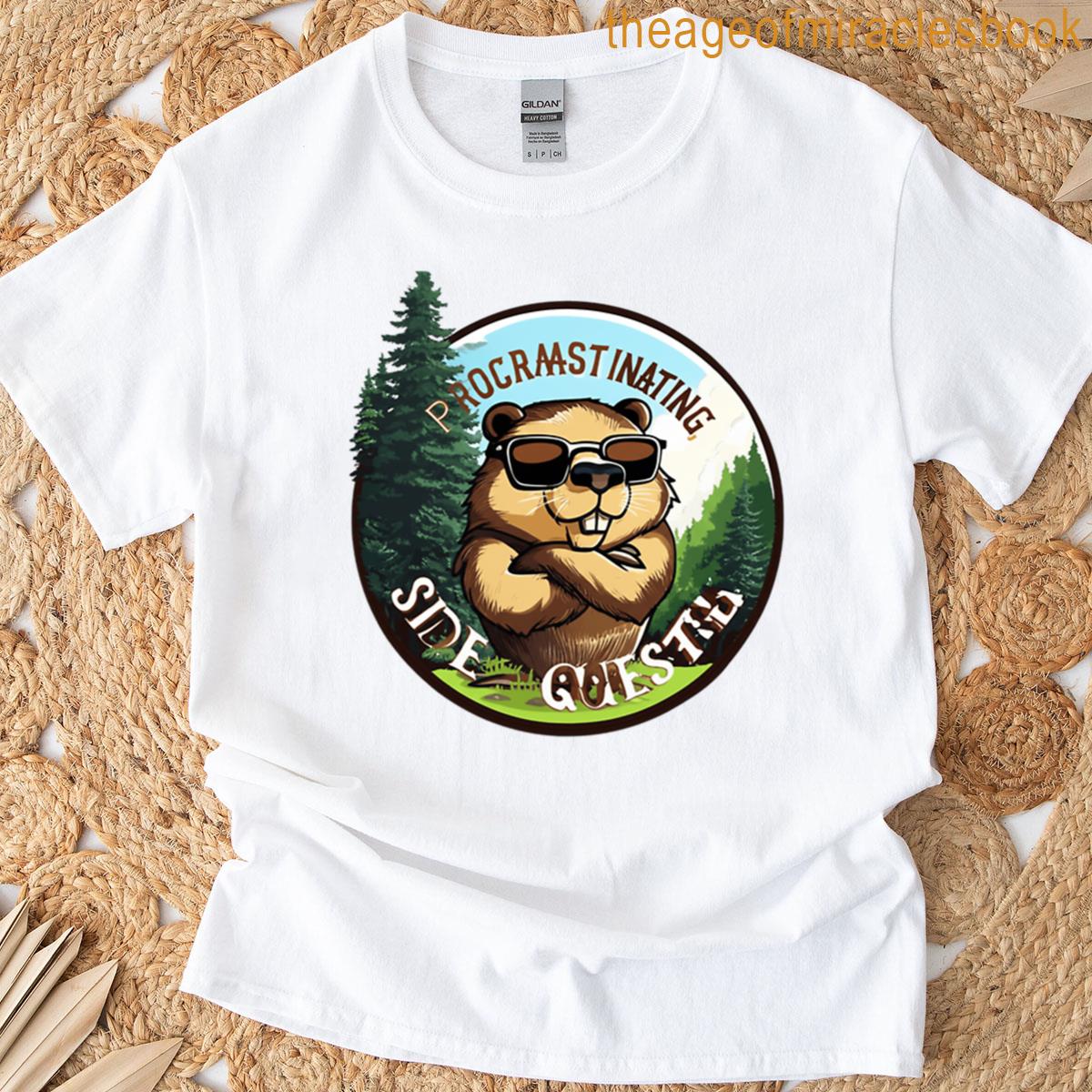 Logo On Cute Animal Oversized T-shirt