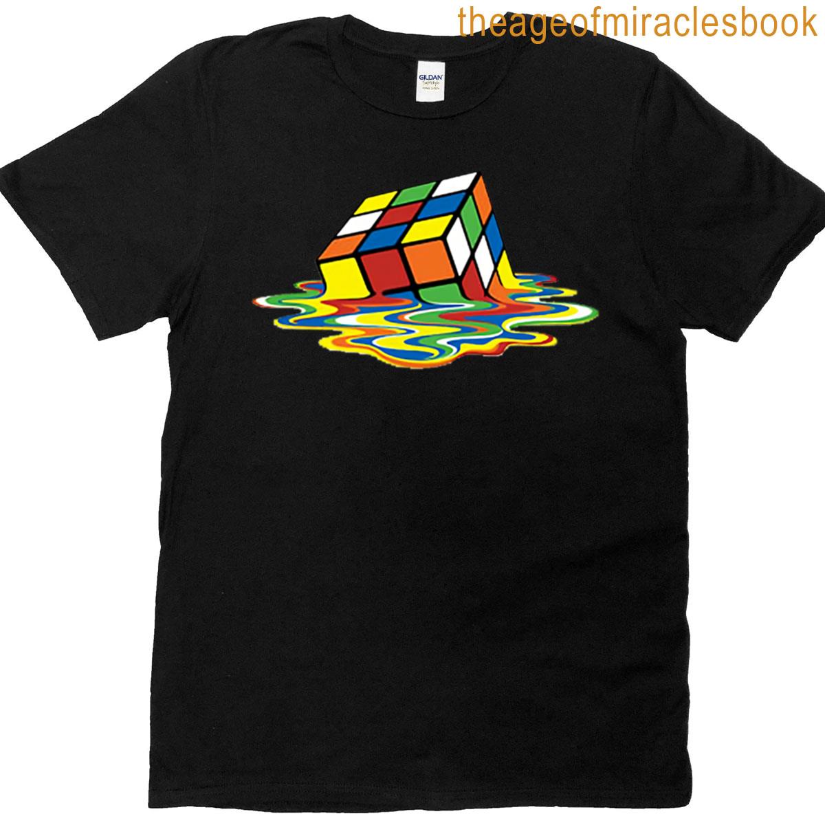 Melting Rubiks Cube T-shirt