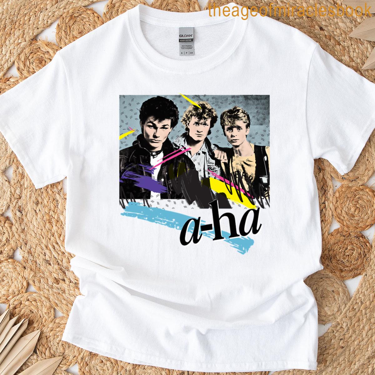 Original Vintage Styled 80s A-ha Design T-shirt