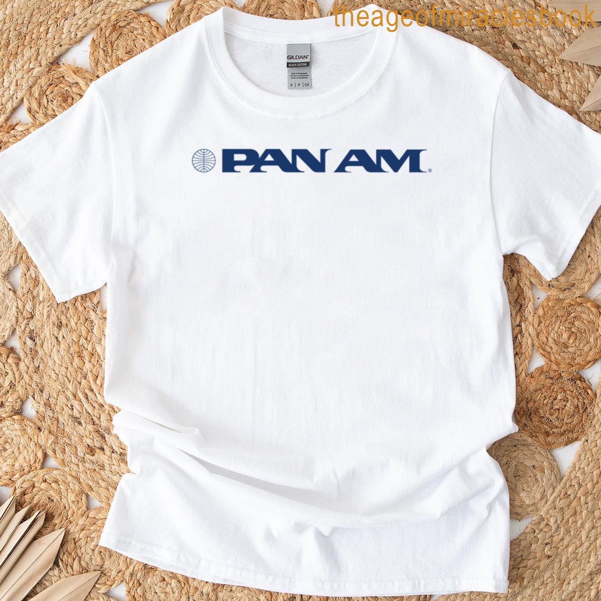 Pan Am Stylized Wordmark With Globe T-shirt