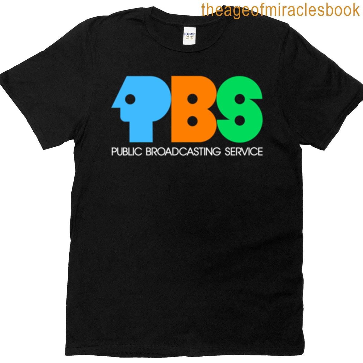 Pbs Tv Logo 70s T-shirt