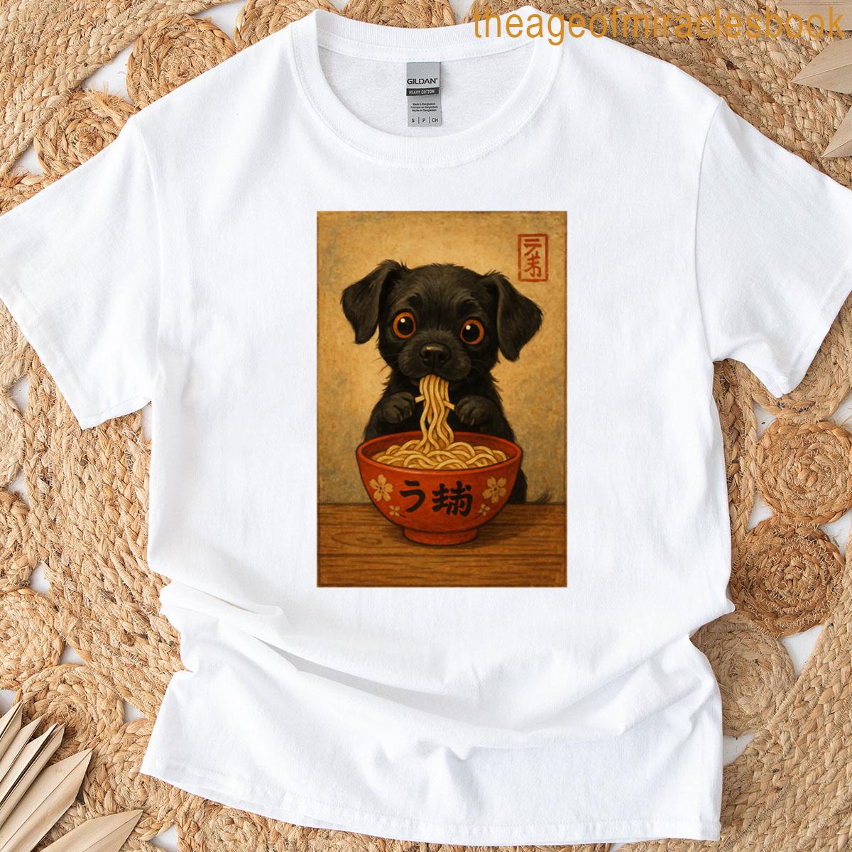 Pup Ramen Slurp Mode Activated Premium T-shirt
