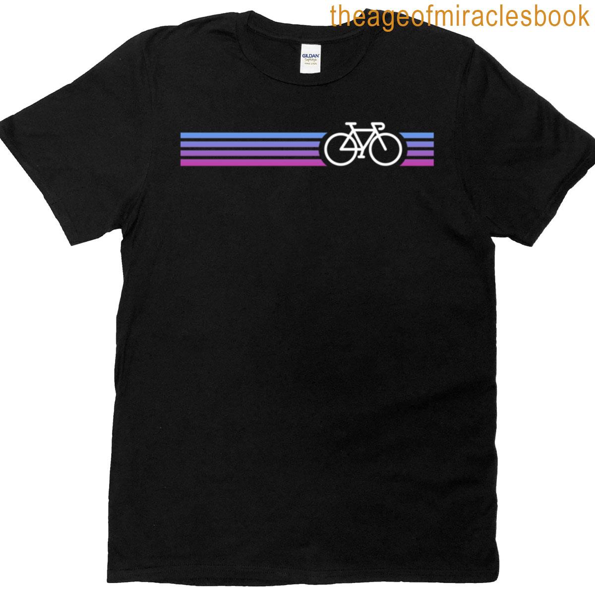 Retro Biking Style Purple T-shirt