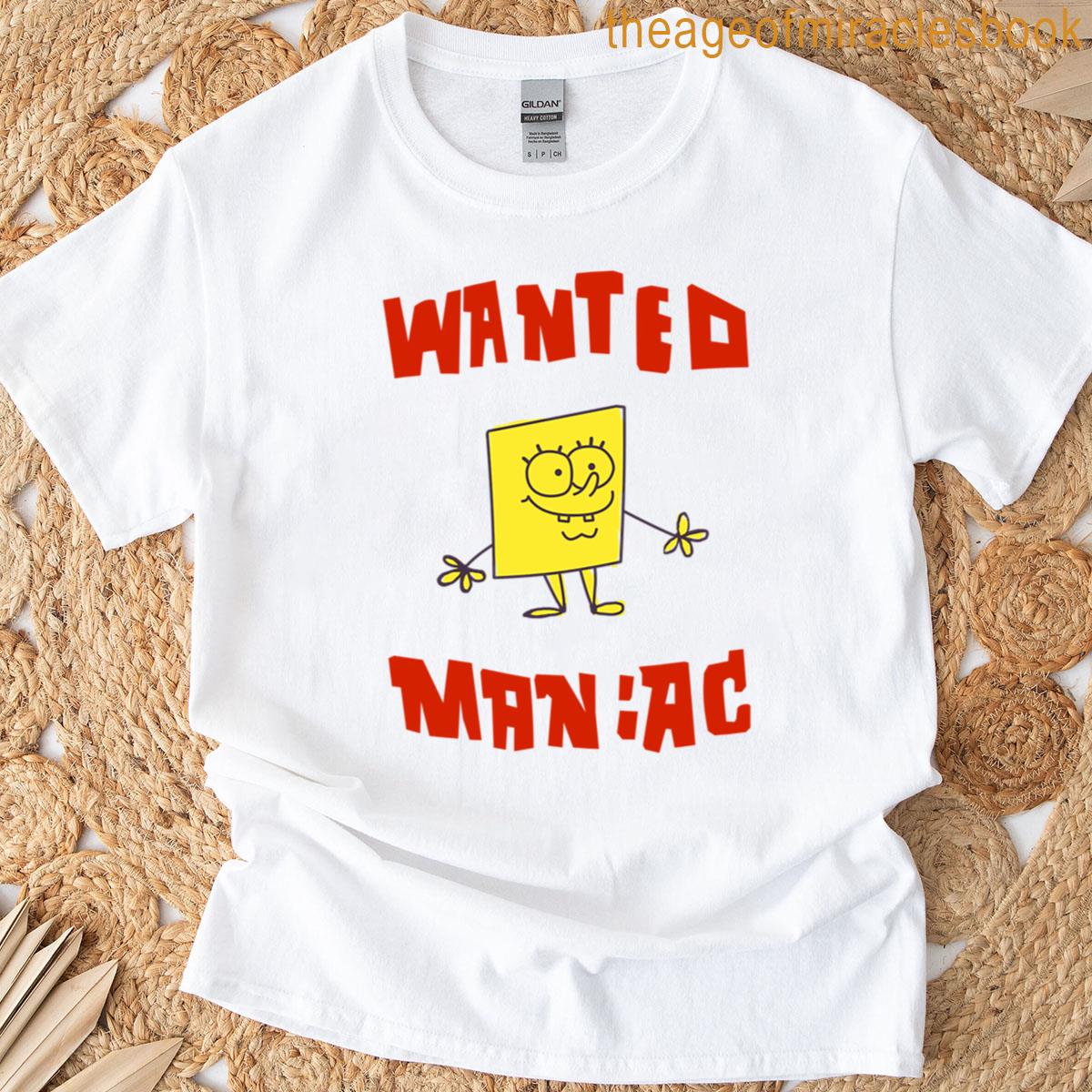 Spongebob Squarepants – Wanted Maniac Oversized T-shirt