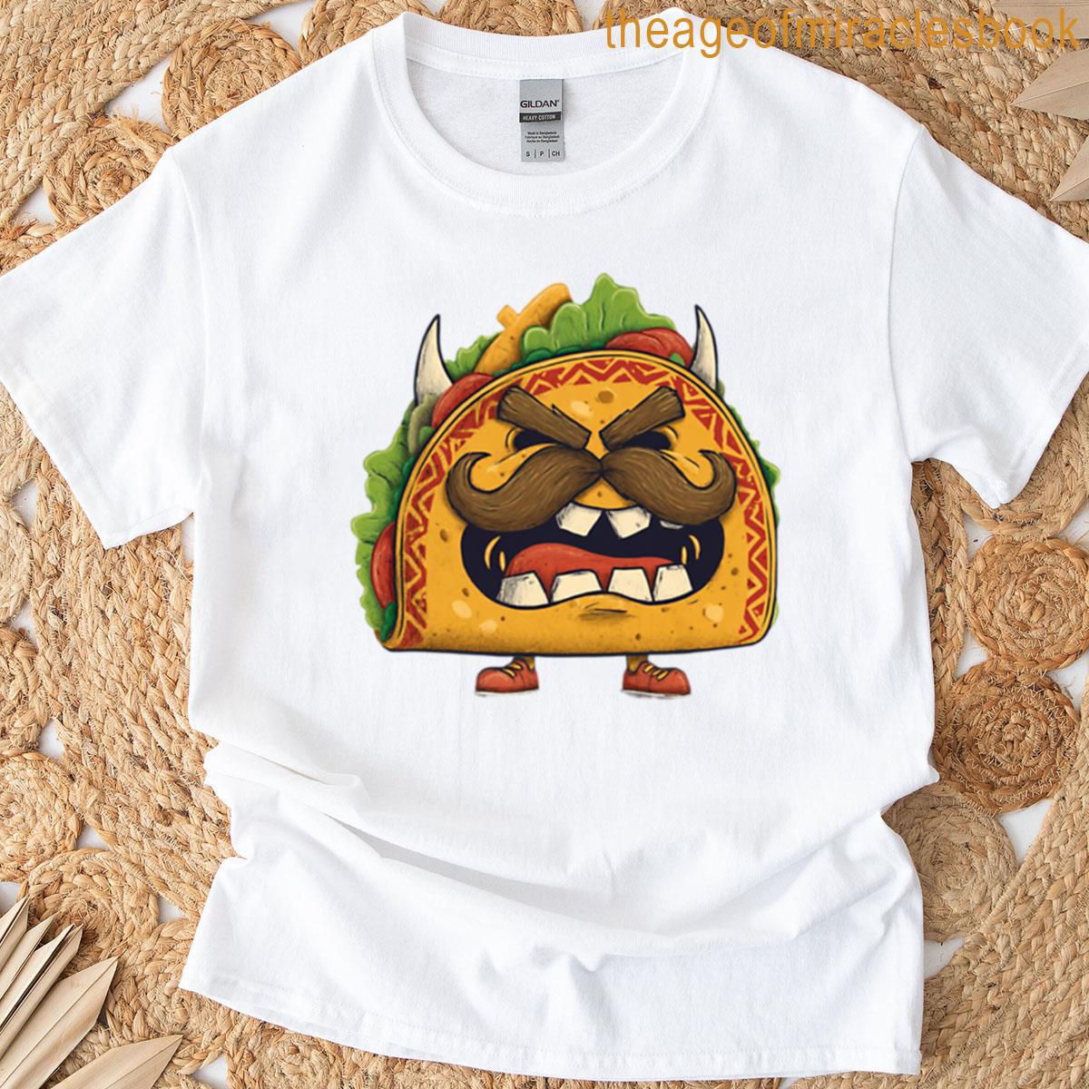 Taco Monster Hungry For Flavor T-shirt