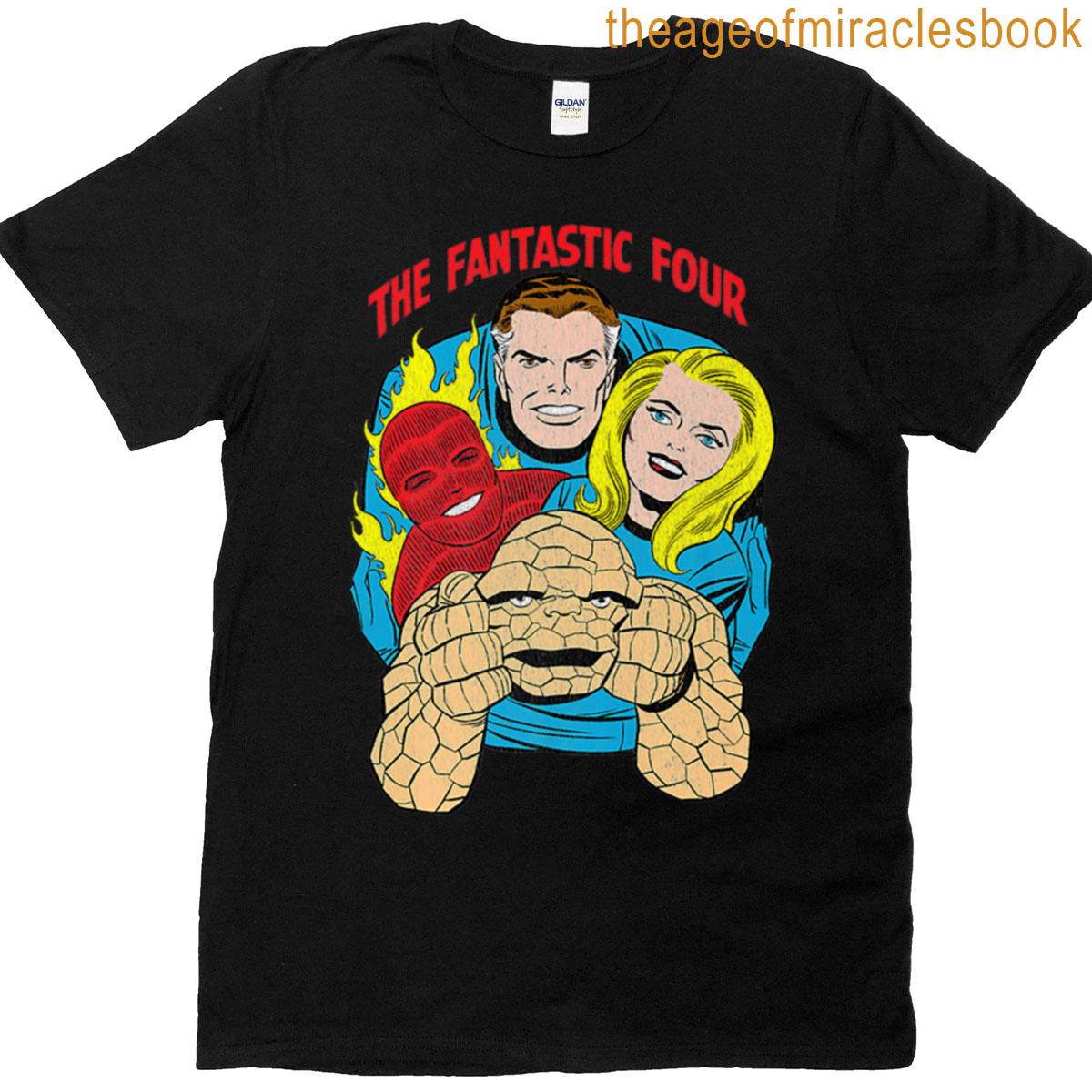 The Fantastic Four Retro Comic T-shirt