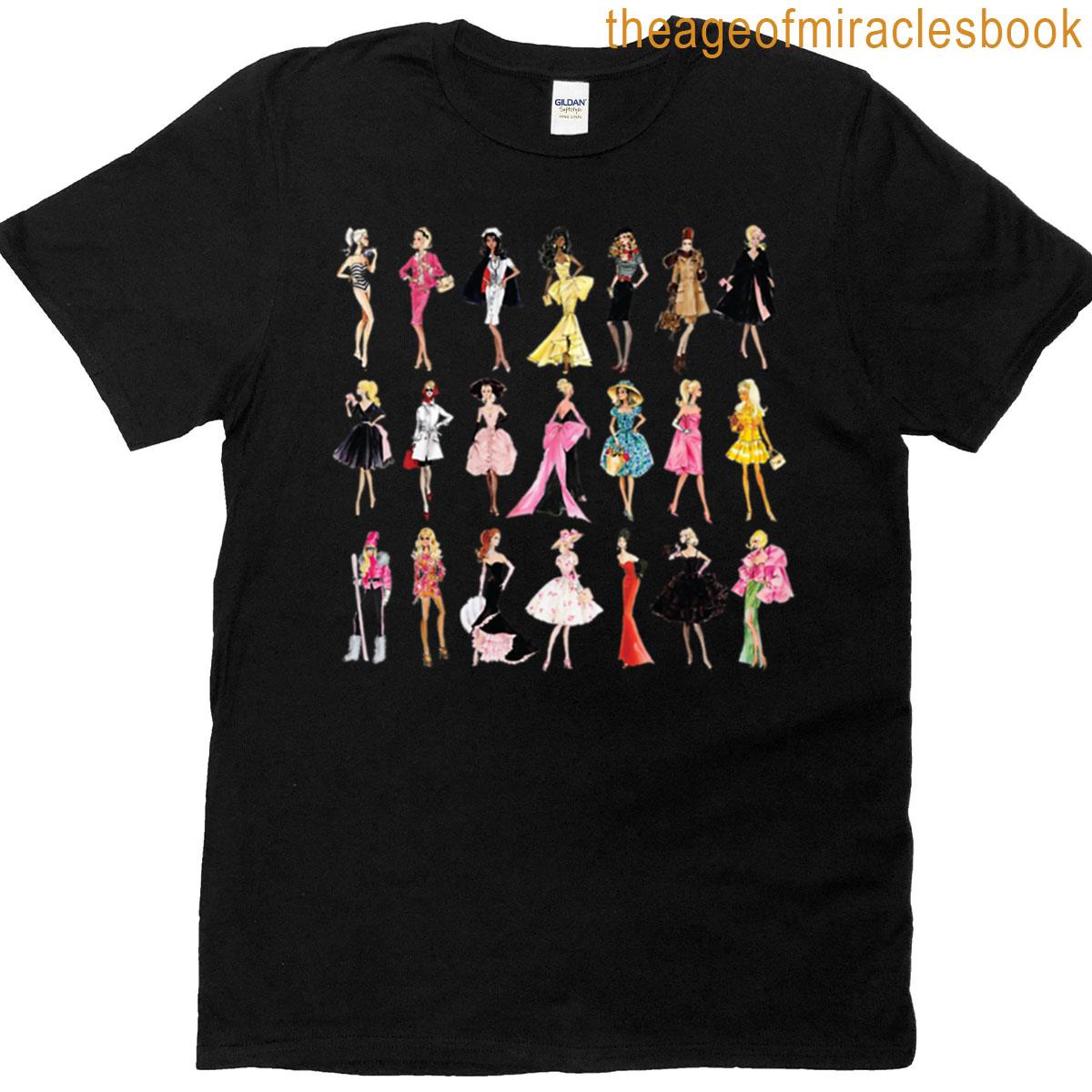 Vintage Doll Illustrations T-shirt