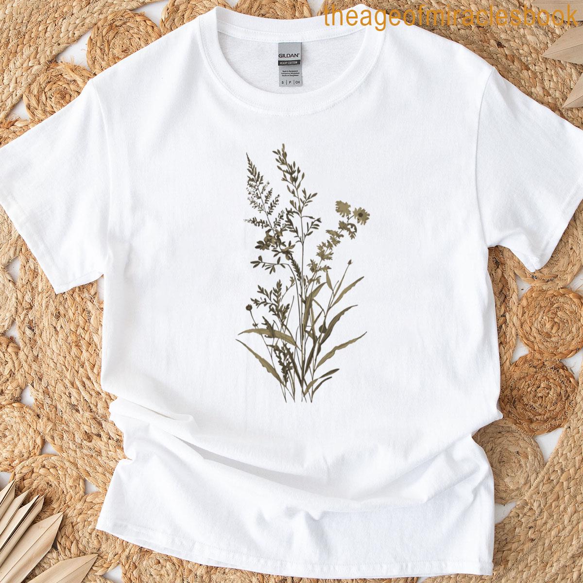 Vintage Minimalist Plants T-shirt