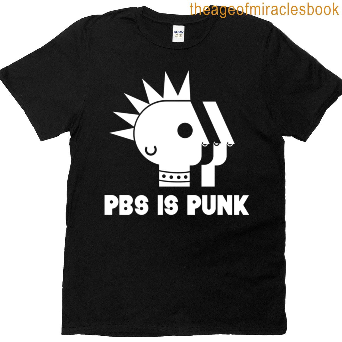 Vintage Pbs Is Punk T-shirt