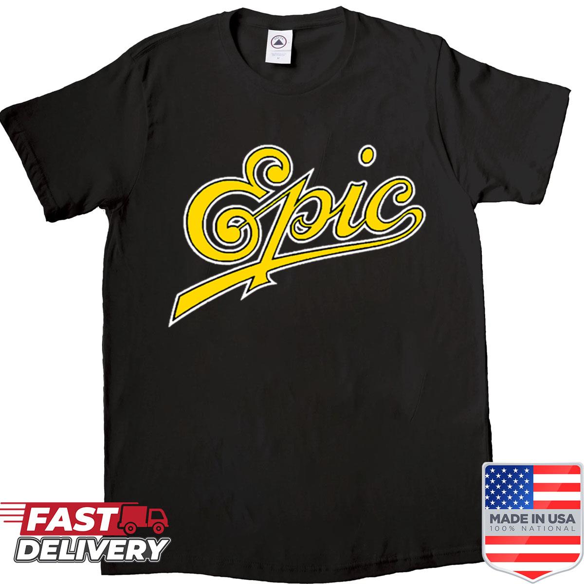 An Epic Label Yellow Shirt