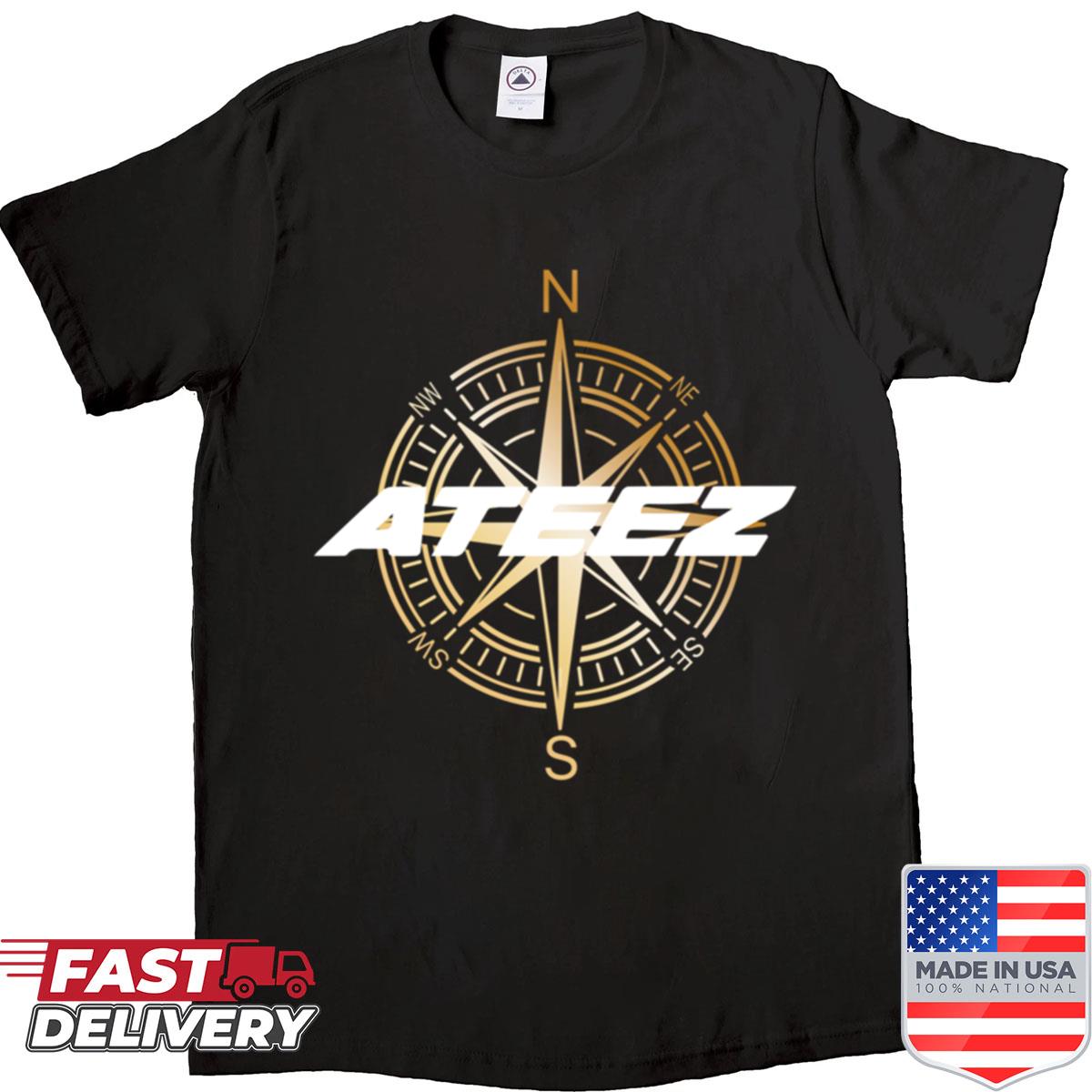 Ateez Compass Design Shirt