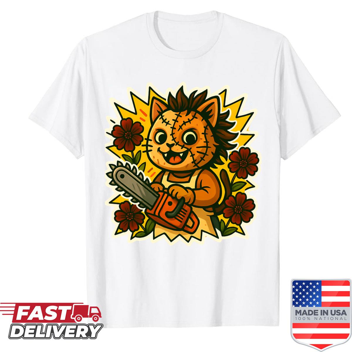 Leatherface Kitty Shirt