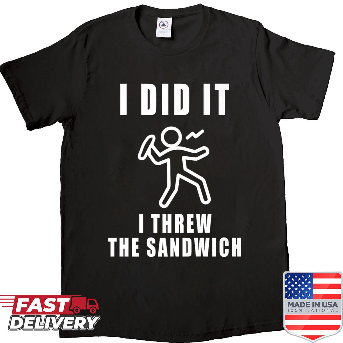 Man Throws Sandwich Premium Shirt