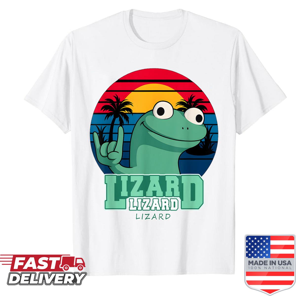 Frog Weirdcore Animal Lizard Lizard Lizard Meme Shirt