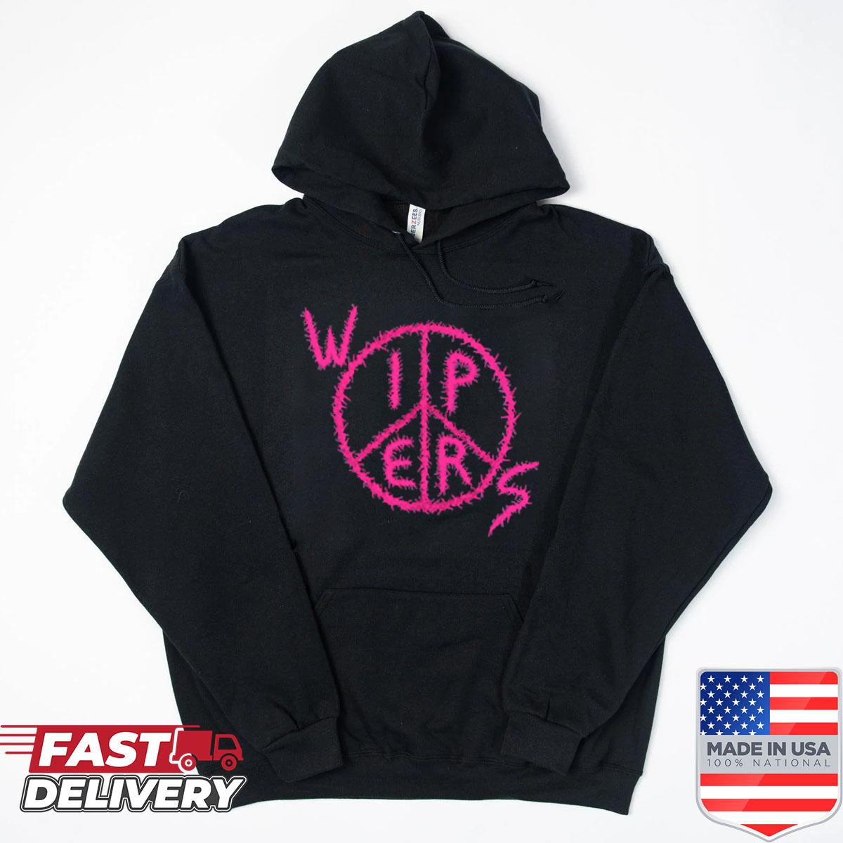 Alternative view of Wipers Band Logo Oversized Shirt
