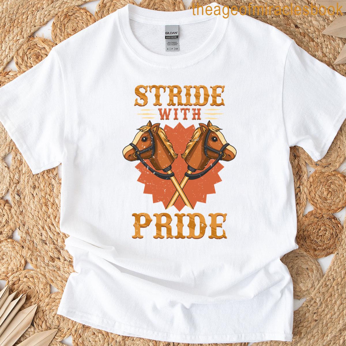 Hobby Horsing Stride With Pride T-shirt